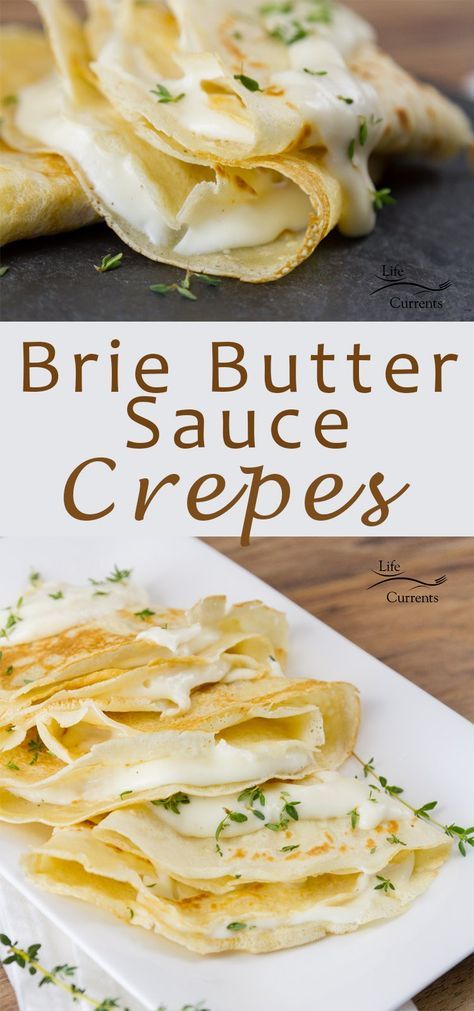 Crepe Recipe Savory, Homemade Crepes, Savory Crepes, French Dishes, Crepe Recipes, French Cooking, Butter Sauce, Breakfast Brunch Recipes, Quesadillas