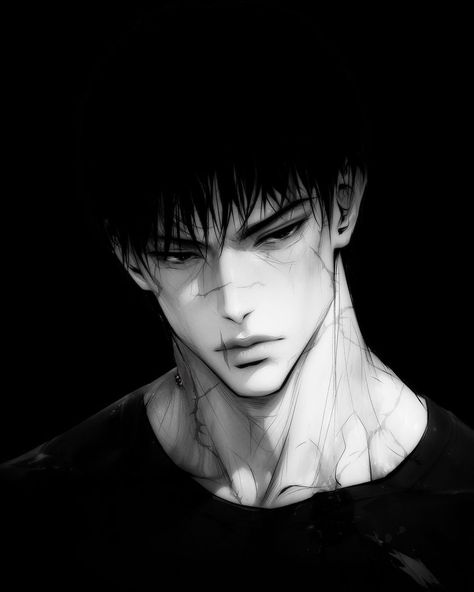 Jujutsu Kaisen Toji, Toji Jjk, Male Art Reference, 19 Days Characters, Grunge Pictures, Toji Fushiguro, Anime Boy Sketch, Cool Anime Backgrounds, Hottest Anime Characters