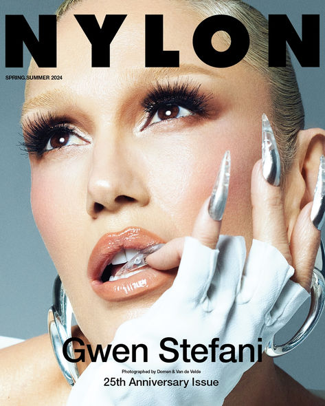 NYLON’s return to print is here, featuring cover star Gwen Stefani. Ahead of No Doubt's reunion at Coachella this weekend, the musical icon reflects on creative risks, aging in pop music, and ranch life with Blake Shelton for NYLON’s Spring/Summer 2024 Print Issue. Find the full cover story here — and get your copy at Barnes and Noble beginning April 16. Celeb Nails, Gwen Stefani No Doubt, Blake Shelton Gwen Stefani, Magazines Cover, Dazed Magazine, Photography Agency, Nylon Magazine, Girls Magazine, Purple Iris