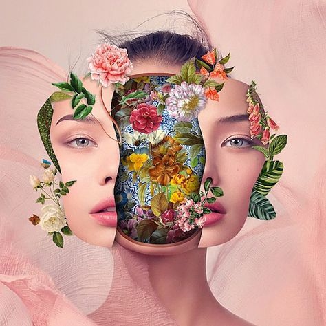 BDG Team on Inner Beauty — BuDhaBlog Surreal Collage, Gcse Art, Collage Artists, A Level Art, Art And Illustration, Surreal Art, Digital Collage, Drawing People, Digital Media