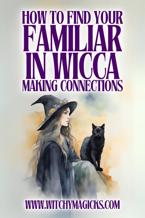 Embark on a spiritual journey to discover your familiar in Wicca. Learn how to make deep connections with the animal spirit that will guide and support your magical practice. Let your familiar become a powerful ally in your Wiccan path.

#Wicca #Familiar #Witchcraft #SpiritualConnections #AnimalGuides #WitchyVibes #MagicalPractice #SpiritualJourney #WitchyWisdom #WiccanMagic #WiccaFamilliar #Wiccan #Connections #WitchyMagicks Familiars In Witchcraft, How To Find Your Familiar, Familiars Witchcraft, Find Your Familiar, Witch Familiar Animals, Familiar Witchcraft, Familiar Spell, Raven Familiar, Witch Familiar