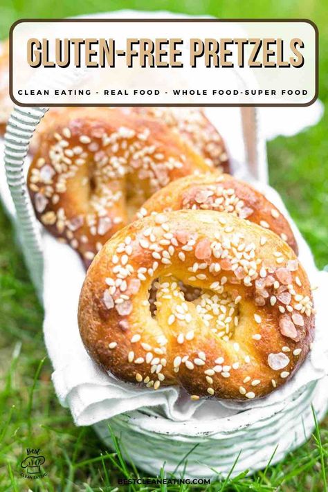 Gluten Free Pretzels Salty Snacks For Kids, Gluten Free Pretzel Bites, Gluten Free Pretzel Recipe, Gluten Free Soft Pretzel Recipe, Savory Gluten Free, Clean Eating Side Dishes, Pretzel Recipes, Gluten Free Soft Pretzels, Gluten Free Snack