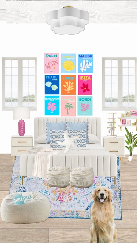 #dreamroom #preppy #beachy #white #cleangirl Preppy Bedroom Shuffle, Preppy Bedsheets, Shuffles Bedroom, Preppy Houses, Preppy Rooms, Preppy Bedding, Bedroom Preppy, Preppy House, Beachy Room Decor