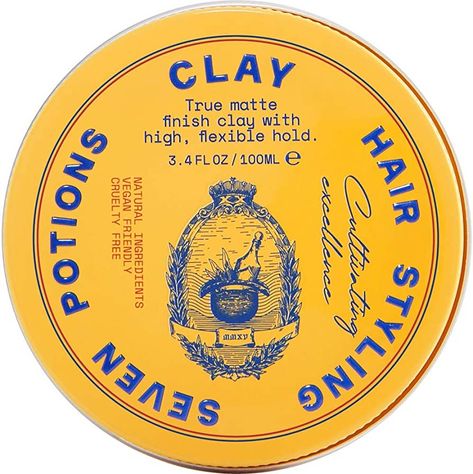 Hair Clay For Men and Women 3.4 fl oz - High Hold Matte Pomade - Effortless Hair Styling Product That Leaves No Residue - Water Based - Natural, Vegan, Cruelty Free Mens Pomade, Pomade Style, Hair Clay, Polished Man, Medium Short Hair, Smart Men, Hair Setting, Hair Wax, Manicure Y Pedicure