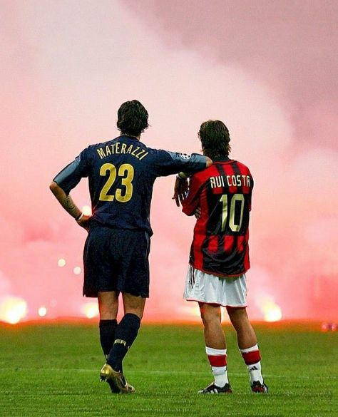 Marco Materazzi, Christian Vieri, 1 Vs 1, Football Players Photos, Paolo Maldini, Giuseppe Meazza, Andrea Pirlo, A.c. Milan, Football Players Images