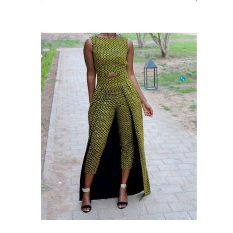 African Ladies 2 in 1 Dress and Pants  Price:$ 45.00 & FREE Shipping  #freeshipping Style Africain, Afrikaanse Mode, Chique Outfits, African Inspired Fashion, Ankara Dress, African Print Dresses, Africa Fashion, African Dresses For Women, African Print Fashion