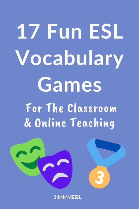 Esl Vocabulary Games, Games For The Classroom, English Games For Kids, Esl Learning, Esl Teaching Resources, Esl Vocabulary, Teaching Vocabulary, Esl Lesson Plans, Teaching English Online