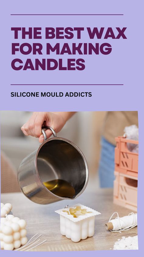 While there are many factors to consider when making candles, one critical element that often determines the success of candle creations is the choice of candle wax. In particular, when using silicone moulds, selecting the best candle wax is essential to achieve the best results. Candle Molds Silicone, How To Make Silicone, Candle Making For Beginners, Candle Moulds, Candles Homemade, Types Of Wax, Making Candles, Wax Molds, Candle Types