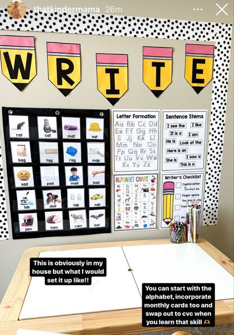 Independent Classroom Ideas, Tactile Literacy Activities, Writing Area Kindergarten, Writing Center Preschool Setup, Writing Station Preschool, Preschool Writing Center Set Up, Pre K Writing Center, Kindergarten Writing Center Setup, 1st Grade Center Ideas