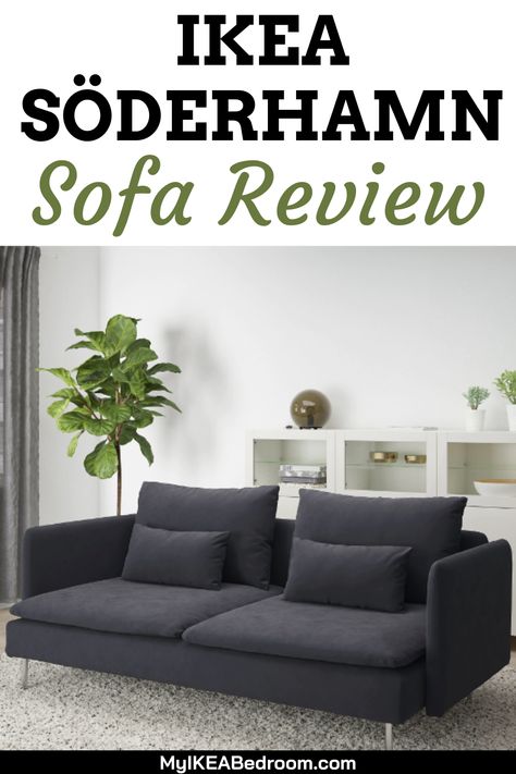 IKEA SÖDERHAMN Sofa Review: The IKEA of Sweden has come with this SÖDERHAMN sofa with a deep seat, suspension fabric, and the moveable back cushions that will top up the comfortability. The layout of this SÖDERHAMN sofa is sectional and modular, integrated with easy adaptiveness. Soderhamn Sofa Ideas Living Rooms, Ikea Soderhamn Sofa, Soderhamn Sofa, Home Gym/office, Ikea Soderhamn, Söderhamn Sofa, Ikea Inspiration, Ultra Modern Homes, Compact Sofas