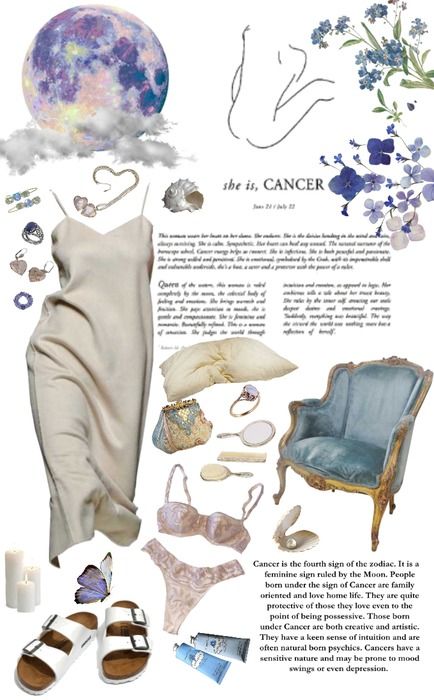 Aquarius Rising Fashion, Cancerian Outfits, Cancerian Aesthetic Outfit, Cancerian Venus Aesthetic, Cancerian Aesthetic Outfits, Cancerian Venus Style, Soft Glam Outfit, Astro Outfits, Silent Chaos