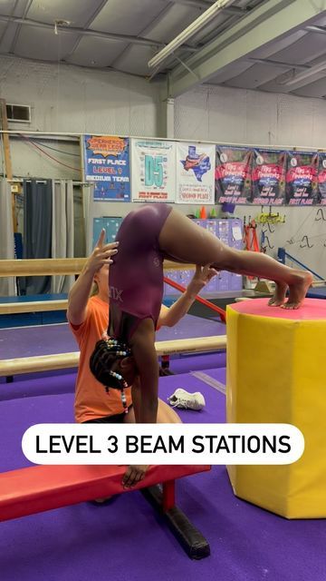 Beam Drills Gymnastics, Gymnastics Ideas, Gymnastics Lessons, Gymnastics Drills, Gymnastics Beam, Kids Gymnastics, Gymnastics Skills, Gymnastics Coaching, Bar Station