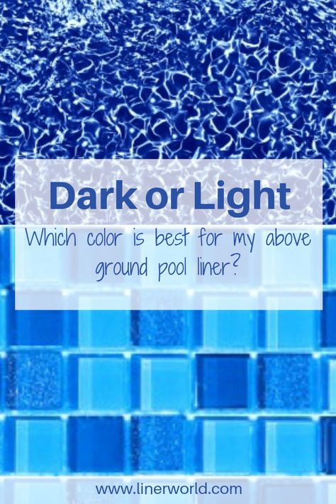 Are Dark or Light Swimming Pool Liners Better? - LinerWorld Inground Pool Liners Pictures, Pool Liner Colors In Water, Pool Liners Inground Colors, Pool Liners Inground, Barrier Reef Pools, Above Ground Pool Lights, Pool Warmer, Latham Pool, Swimming Pool Images