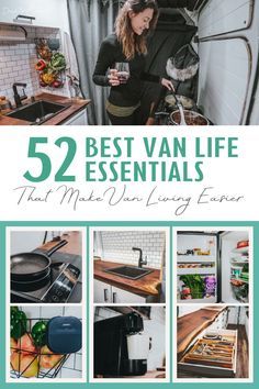 Build Your Own Camper, Van Life Essentials, Cozy Tiny Home, Camper Van Kitchen, Van Organization, Best Van, Van Kitchen, Life Essentials, Tiny Home On Wheels