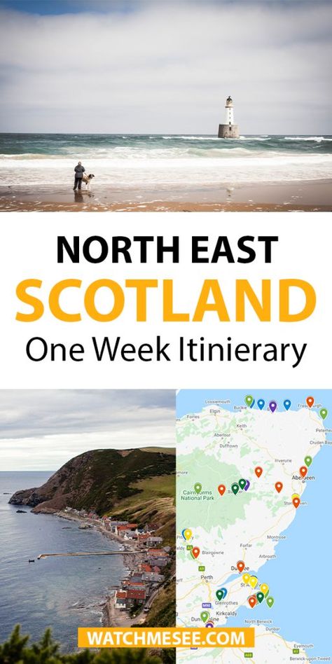 One week in North East Scotland: Itinerary for Aberdeenshire and Fife East Scotland, Scotland Itinerary, Best Of Scotland, Scotland Travel Guide, Scotland Road Trip, Cairngorms National Park, United Kingdom Travel, Scotland Highlands, Voyage Europe