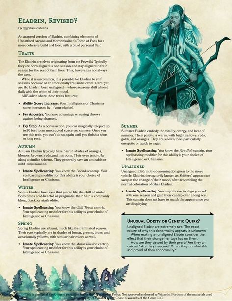 Ketra (Eladrin, Revised?) Dungeons And Dragons Movie, 5e Races, Book Questions, Dnd 5, Dungeons And Dragons Races, D D Races, D D Character Ideas, Dungeons And Dragons Memes, Dnd Classes