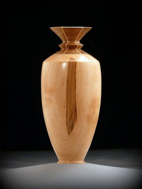 Twisted Affair: This Craftsman From Massachusetts Creates Distinctive Wooden Things » Design You Trust Wooden Vessels, Wood Stove Heater, Wood Vases, Turned Vase, Wooden Vases, Handmade Wooden Bowls, Woodturning Ideas, Wood Turned Bowls, Woodturning Art