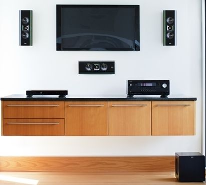 Klipsch on-wall speakers Living Room Speakers, Wall Speakers, Room Speakers, Home Theater Speaker System, Sound Panel, Entertaining House, Living Tv, Surround Speakers, Best Home Theater