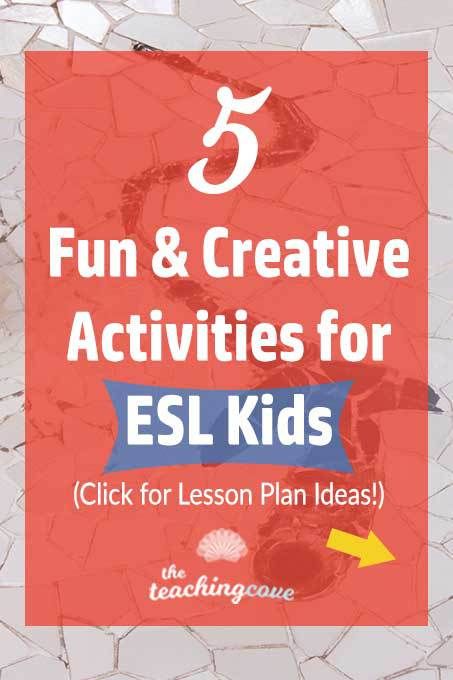 Need ideas to teach English to children? Looking for English activities for kids? Read this post for 5 creative, fun ways to teach English to kids so they love every lesson, and key mistakes not to make! Esl Elementary, Lesson Plan Ideas, Esl Kids, Teach English To Kids, Teaching Printables, English Activities For Kids, Esl Classroom, Teaching English Online, Esl Activities