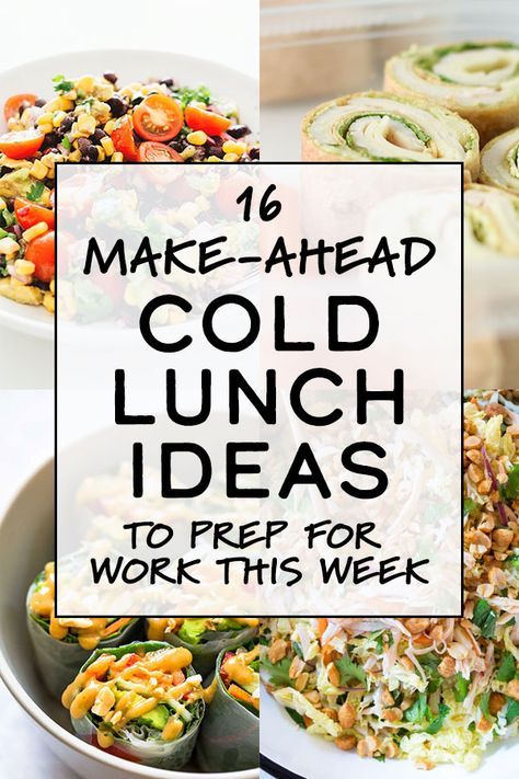 Cold Lunch Ideas, Lunch Saludable, Cold Lunch, Healthy Lunch Meal Prep, Cold Lunches, Work Meals, Prepped Lunches, Lunch Recipes Healthy, Make Ahead Meals