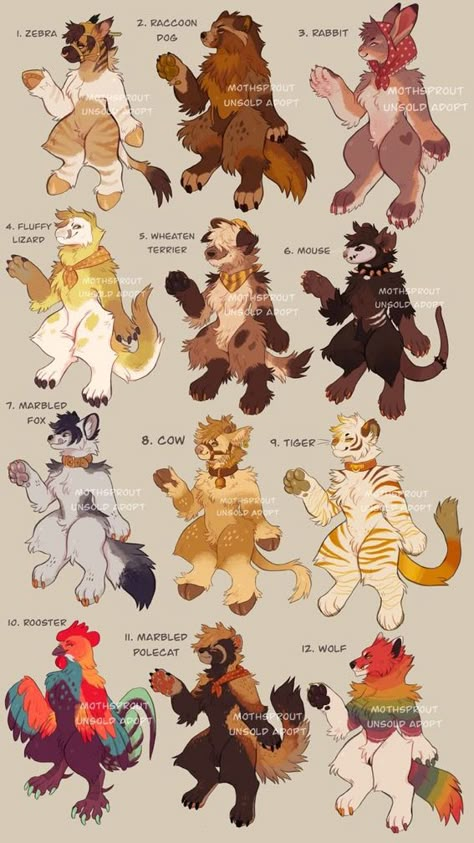 Cool Fursona Species, Scpkid Art, Fursona Design Inspiration, Fursona Hairstyles, Tiger Fursona Ref Sheet, Unique Fursona Species, Fursona Species Ideas, Free Fursona Ideas, Fursona Adoptables