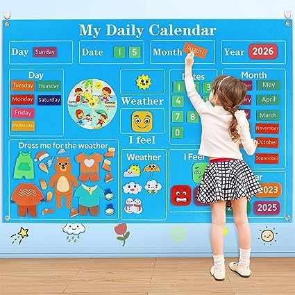 Classroom Must Haves, Baby Sensory Board, Preschool Calendar, Calendar For Kids, Homeschool Supplies, Early Childhood Learning, Advent Calendars For Kids, Kids School Supplies, Classroom Calendar