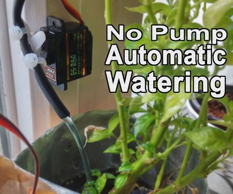 In this instructable I'm going to show you how you can make your very own automatic plant watering system. The best part? This solution requires no pump!The benefit of using an automatic watering system is that you avoid having your plants start to dry out, and you also wont accidentally soak your plants. The moisture is kept at the perfect level for your plants and you end up using less water!There's a lot of different automatic watering systems out there. These seem to work great however t... Greenhouse Watering System, Greenhouse Watering, Sustainable Ideas, Plant Watering System, Backyard Aquaponics, Automatic Watering System, Aquaponics Fish, Aquaponics Diy, Film Technique