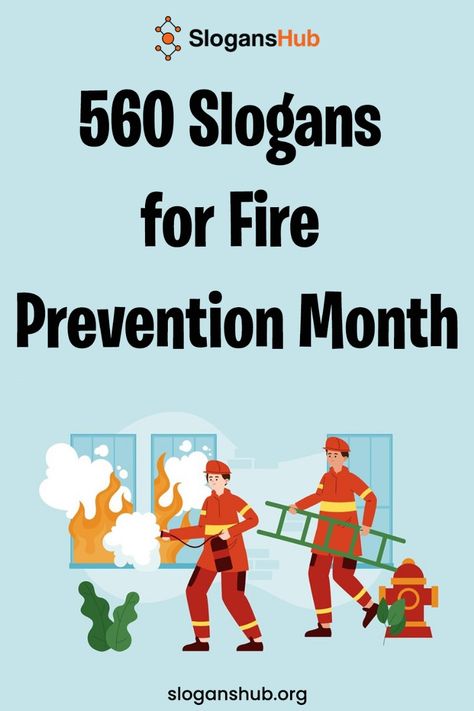 Fire prevention month is annually observed n October. on this day, Organizations, governments and civil societies work to raise public awareness regarding fire safety. Fire Prevention Month, Safety Quotes, Safety Slogans, Prevention Month, Business Slogans, Fire Prevention, Rescue Team, Simple Quotes, Civil Society