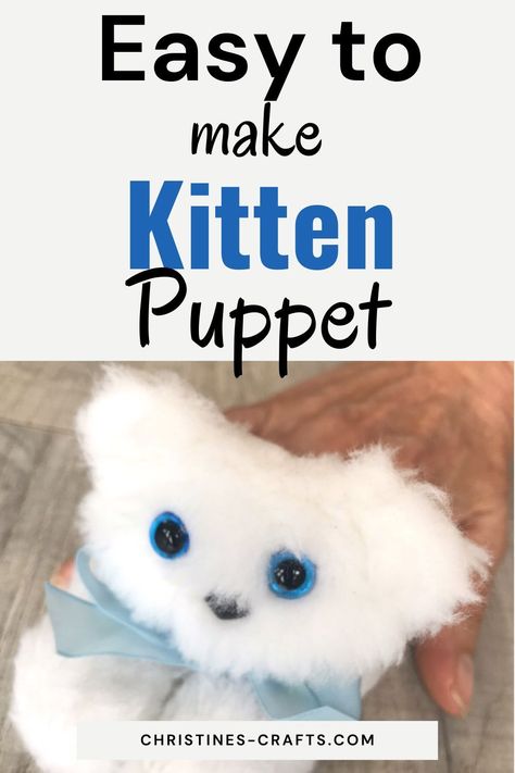 Sew your own cute cat puppet today even if you are a beginner. These adorable DIY puppets are surprisingly easy to make. Full step by step instructions with photos make it a doddle. Plus there is a free hand puppet pattern for you to print off. So get started now by clicking here. Cat Hand Puppet Diy, Puppet Patterns Free Templates, Cat Finger Puppet, Diy Puppets, Puppet Printable, Cat Puppet, Cutest Kitten, Puppets Diy, Kids Playroom Decor