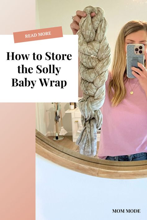 how to store the solly baby wrap Solly Wrap, Nursery Drawer, Solly Baby Wrap, Diaper Bag Organization, Moby Wrap, Solly Baby, Pretty Storage, Newborn Baby Tips, Wrap Carrier