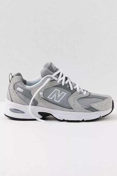 New Balance 530 Sneakers | Free People Cute Shoes Women, Nb Sneakers, Shoe Storage Ideas, Pretty Sneakers, Grey New Balance, Pretty Shoes Sneakers, Fresh Shoes, Cute Nikes, Aesthetic Shoes