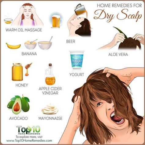 Home remedies for dry scalp Oily Hair Remedies, Dry Scalp Remedy, Homemade Hair Treatments, Thick Hair Remedies, Hair Remedies For Growth, Home Remedies For Hair, Homemade Hair Products, Diy Remedies, Hair Remedies