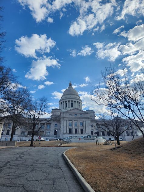 #state capital #little rock #Arkansas Arkansas Aesthetic, American States, State Capital, Little Rock Arkansas, Arkansas State, State Capitals, Hot Spring, City Travel, Fallout