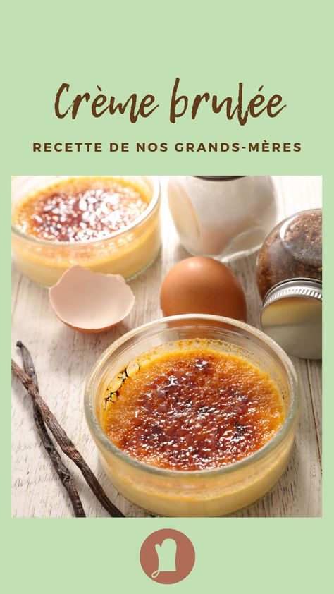 Creme Brûlée, Meringue, Easy Desserts, Healthy Food, Dessert Recipes, Dessert, Desert Recipes