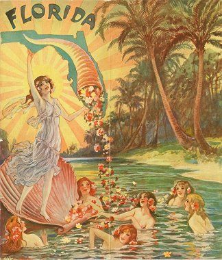 old florida - Google Search Florida Poster, Florida Water, Rustic Pictures, Florida Woman, Florida Art, Water Nymphs, Florida Girl, Old Florida, Vintage Florida