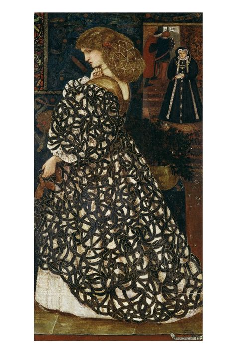 "Sidonia von Bork" by Edward Burne-Jones. Burne Jones, Catherine De Medici, Library Of Alexandria, Pre Raphaelite Art, Edward Burne Jones, Wine Preserver, Watercolor On Wood, Art Calendar, Personalized Art