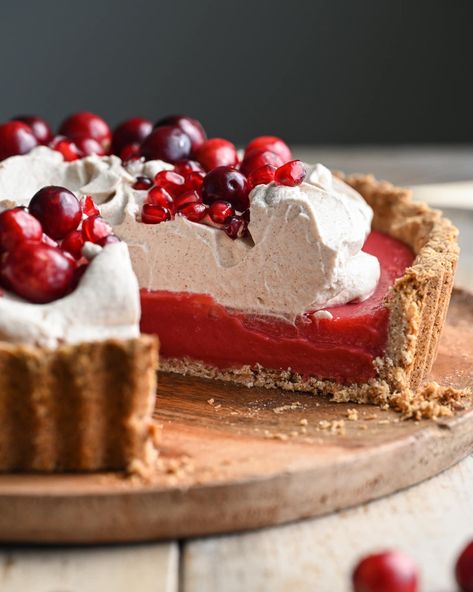 Cranberry Curd Tart, Cranberry Curd, Oatmeal Cinnamon, Curd Tart, Cranberry Tart, Baking Lessons, Cranberry Dessert, 2023 Recipes, Thanksgiving 2023