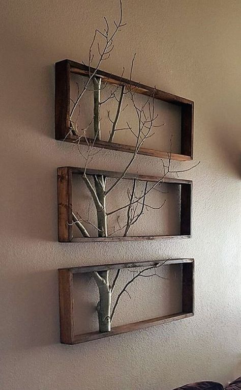 Oak Furniture Living Room, Pallet Wall Decor, Small Yards, Diy Wand, Wood Pallet Wall, Dekor Diy, Pallet Wall, Diy Holz, Pallet Ideas