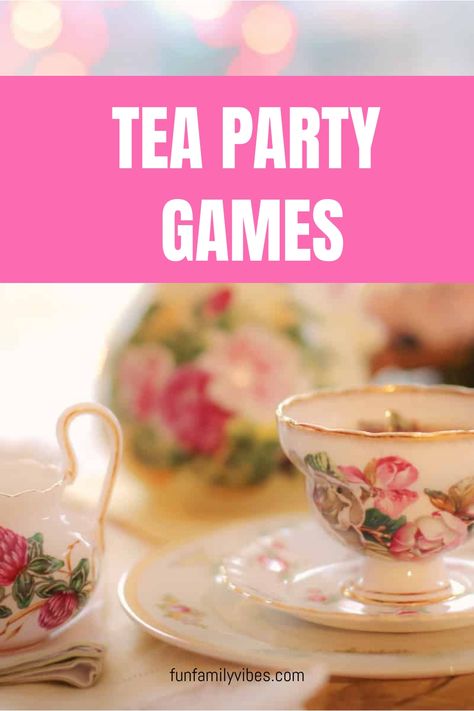 Add a touch of fun and excitement to your tea party with these engaging games for all ages. Whether you’re hosting a children’s tea party or an adult gathering, these games are sure to make your event a sweet success. Tea Party Games For Women Ideas, Tea Party Birthday Activities, Tea Party Games For Women, Fun Tea Party Games, Candy Party Games, Tea Party Activities, 50th Birthday Party Games, Tea Party Games, Games For All Ages