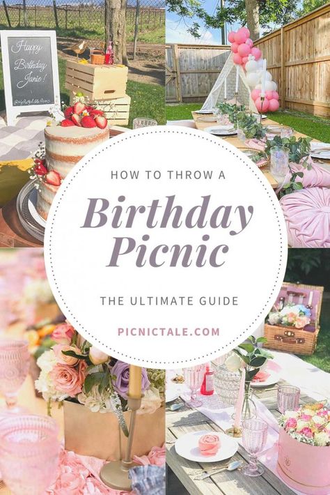 Tea Party Picnic Birthday, Backyard Birthday Party For Adults, Picnic Theme Birthday, Birthday For Adults, Picnic Tips, Kids Picnic Parties, Picnic Party Food, Picnic Business, Picnic Themed Parties