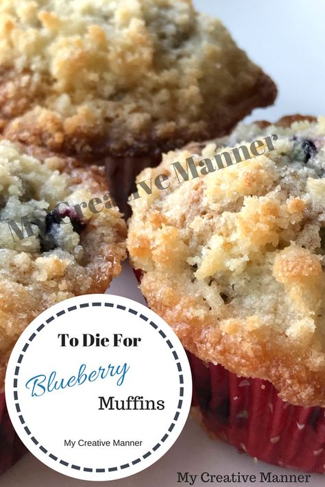 Moist Muffin Recipe, Homemade Blueberry Muffin Recipe, Muffins Blueberry, Homemade Blueberry Muffins, Easy Blueberry Muffins, Best Blueberry Muffins, Moist Muffins, Streusel Muffins, Berry Muffins