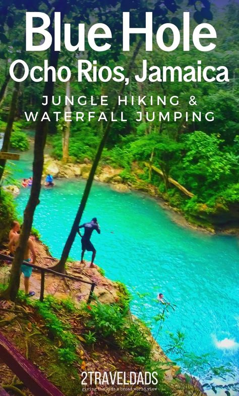 Jamaica Waterfalls, Waterfall Jumping, Blue Hole Jamaica, Jamaica Honeymoon, Jungle Hike, Jamaican Vacation, Jamaica Map, Uganda Travel, Grad Trip