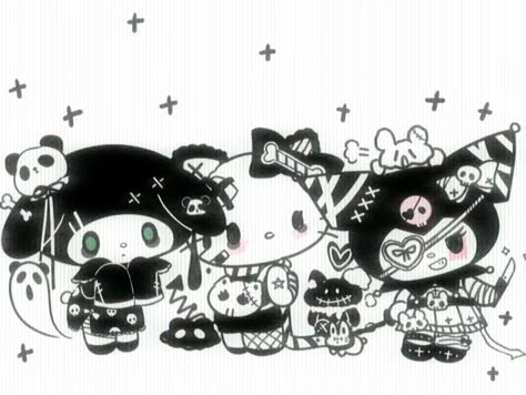 Halloween Desktop Wallpaper, My Melody Wallpaper, Goth Wallpaper, Hello Kitty Aesthetic, Cute Hello Kitty, Witchy Wallpaper, Kitty Drawing, Hello Kitty Drawing, Hello Kitty Art