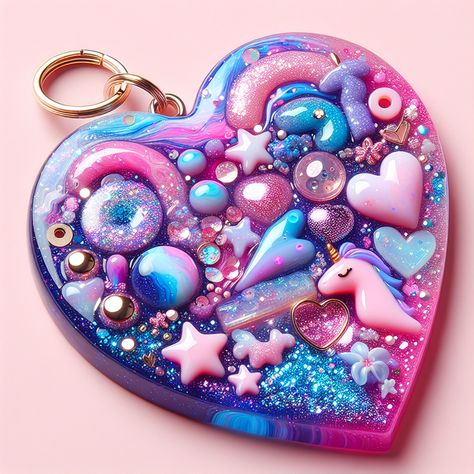 Check out our AI-crafted, vibrant resin art keychain! Designed for teens, this glossy charm flecked with pink, blue, and purple shades boasts a trendy star shape. Featuring embedded sequins, glitters, and minuscule charms, it's truly charming! #ResinArt #TeenAccessories #Keychain #GirlyGifts #ResinKeychain #StarKeychain Resin Art Keychain, Unicorn Keychain, Art Keychain, Purple Shades, Girly Gifts, Diy Resin Crafts, Diy Resin, Cute Keychain, Teenage Girls