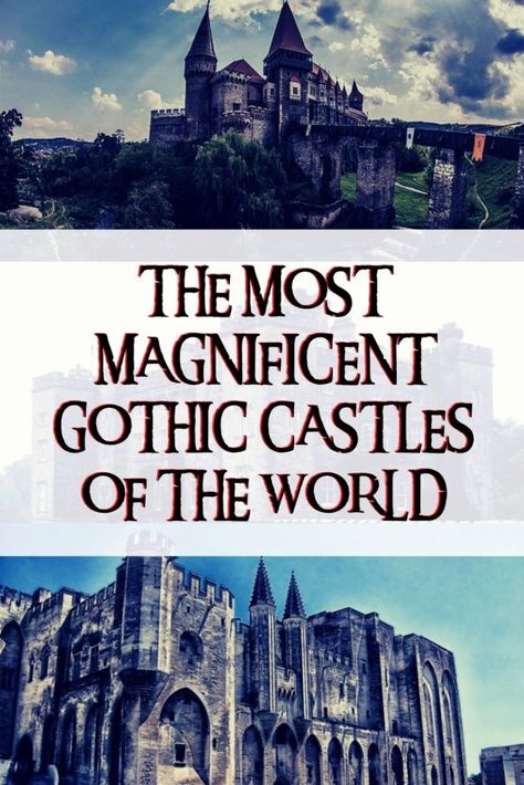 The Most Magnificent Gothic Castles OF The World - Kate Shelby Castle Gothic, Gothic Castles, Castles Around The World, Gothic Castle Art, Gormenghast Castle, Famous Castles Around The World, Ribbed Vault, Flying Buttress, Dark Castle