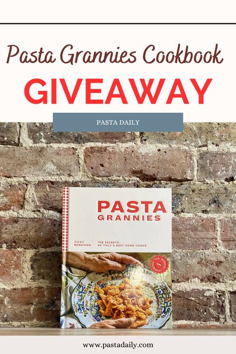 How to enter:
- Like this post 👍
- Click the link below⬇️
- Follow the simple entry steps😃
- Cross your fingers and dream of pasta!🤞

The lucky winner will be unveiled on October 31st Pasta Grannies Book, Ligurian Pesto, Warming Recipes, Pasta Grannies, Fried Ravioli, Pasta Maker Machine, Recipe Book Design, Cookbook Design, Crowd Pleasing Recipes