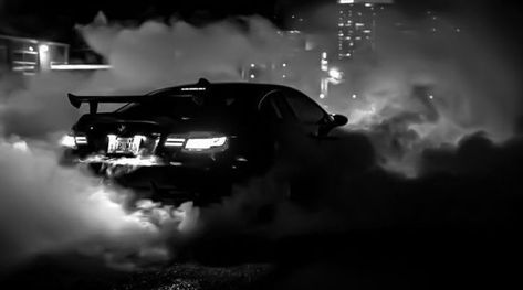 Black Car Aesthetics Wallpaper, Cars At Night Aesthetic, Cars Banner, Car Aesthetic Night, Dark Banner, Banner Black And White, Black And White Banner, Black Bmw, Car Banner