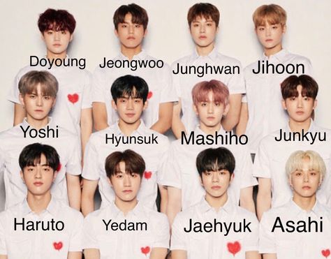 ‘I Love You’ Comeback ~ YG Entertainment Treasure Name Member Kpop, Member Treasure Name, Treasure With Names, Treasure I Love You, Treasure Yg, Treasure Song, Treasure Yg Member, You Are My Treasure, Bts Name