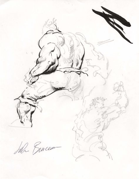 WARM-UP ILLUSTRATION JOHN BUSCEMA COMIC ART SALE John Zylstra, John Buscema Art, Buscema Art, Comic Book Illustration, John Buscema, Vintage Comic Books, The Golden Age, Vintage Comics, Art Auction