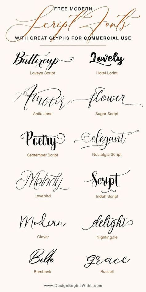 Free Modern Script Fonts With Stylish Glyphs For Commercial Use Font fonts #font #fonts Script Fonts #scriptfonts 4.650 Looking for fonts for your Cricut cuts and crafts? We have free downloads for monograms, writing, cursive styles and more! Hand Script Font, Full Alphabet Fonts, Pencil Challenge, Free Cursive Fonts, Tattoo Script Fonts, Fonts Script, Free Calligraphy Fonts, Vintage Script, Trendy Fonts